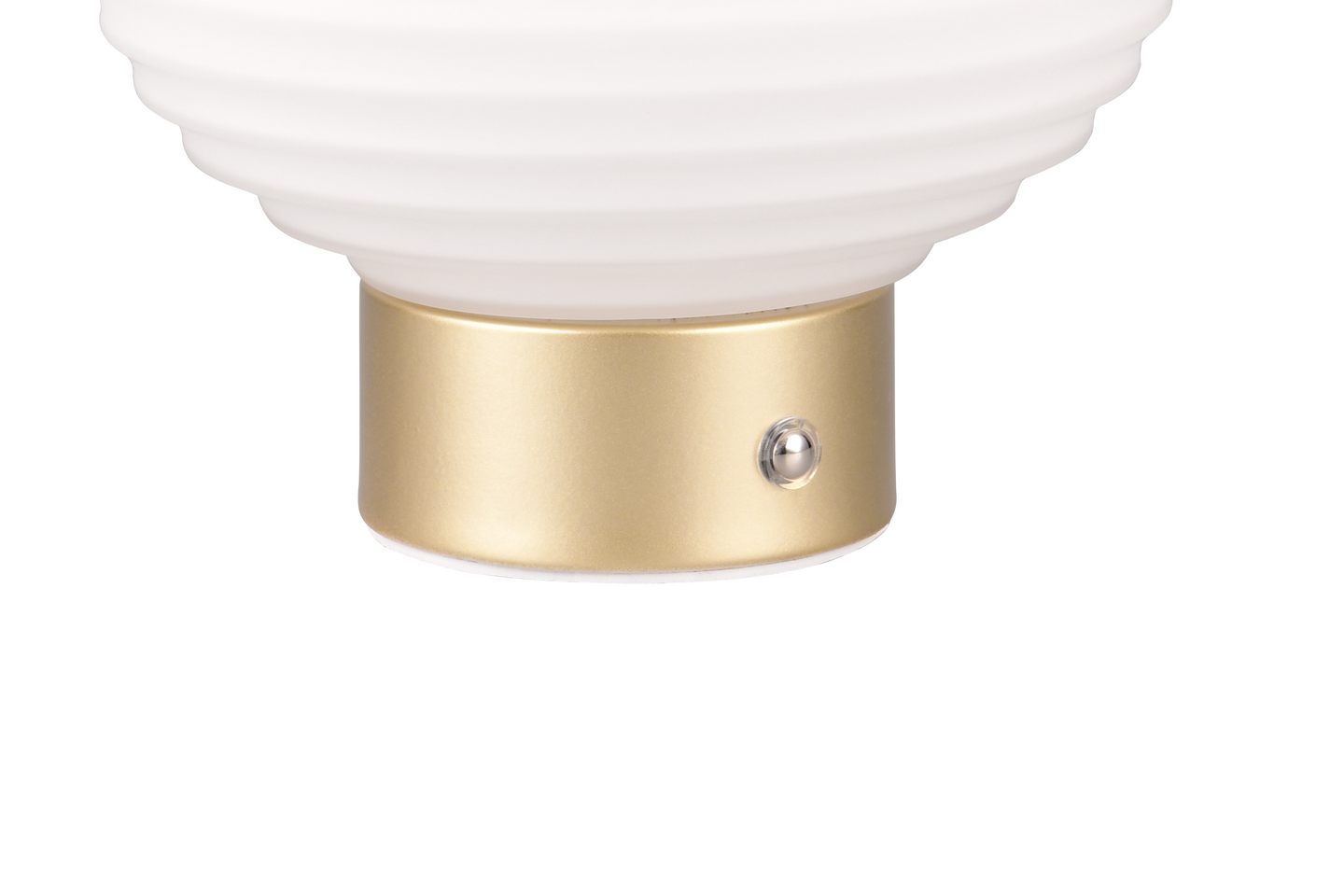 Pöytävalaisin TRIO Earl led 1,5W 100lm mattamessinki/valkoinen ladattava