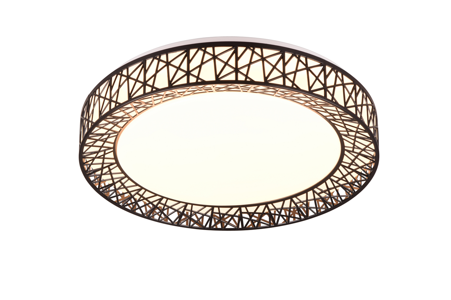 Plafondi TRIO Cluster 40W 48 cm musta