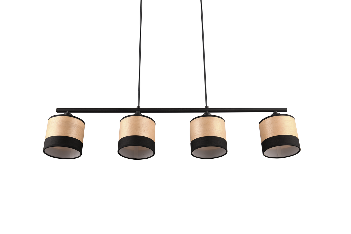 Riippuvalaisin TRIO Bolzano 4-osainen E14 mattamusta