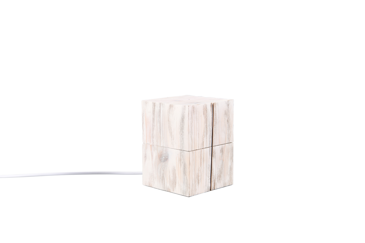 Pöytävalaisin TRIO Treasure sis. E14 valkoinen