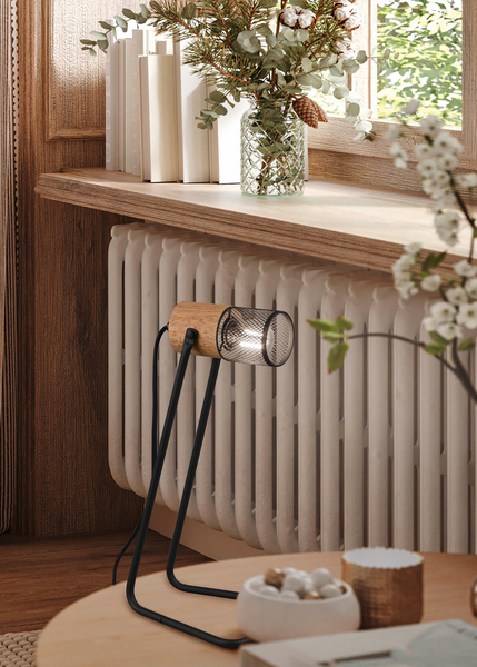 Pöytävalaisin TRIO Tosh E14 mattamusta