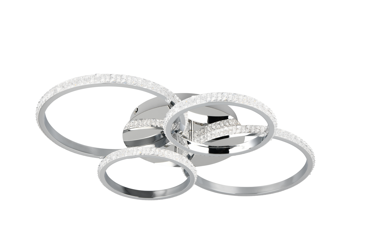 Kattovalaisin TRIO Cires led 27W kromi/kristalliefekti 4000K