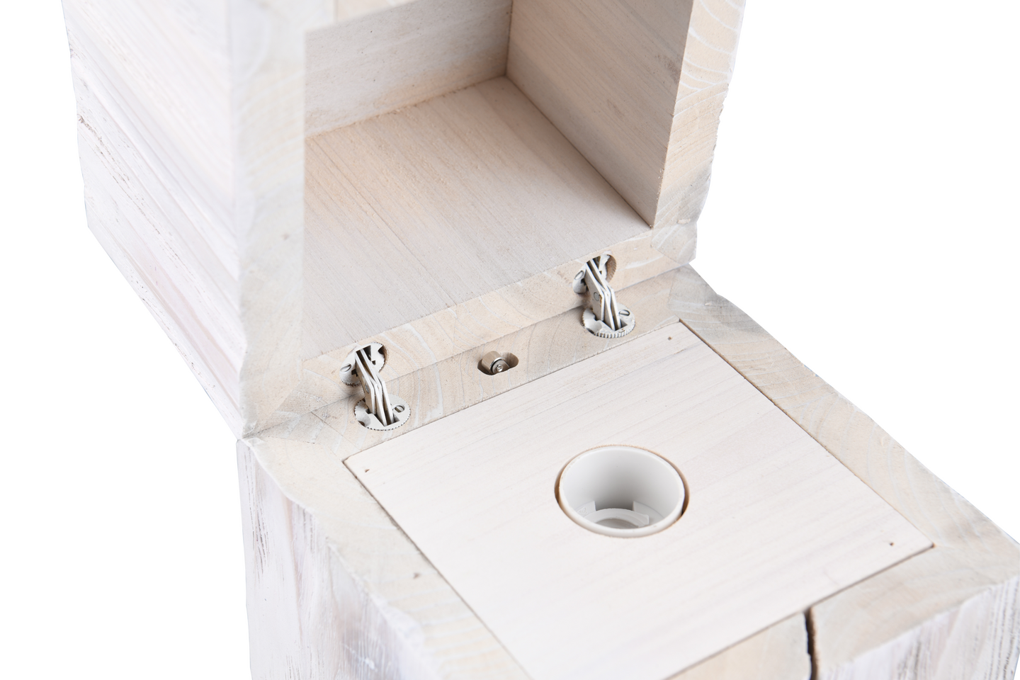 Pöytävalaisin TRIO Treasure sis. E14 valkoinen