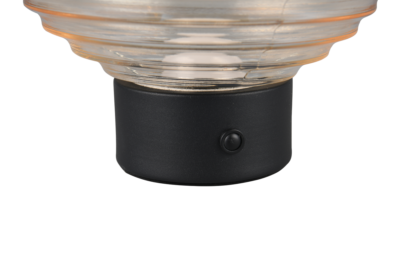 Pöytävalaisin TRIO Earl led 1,5W 100lm mattamusta/meripihka ladattava