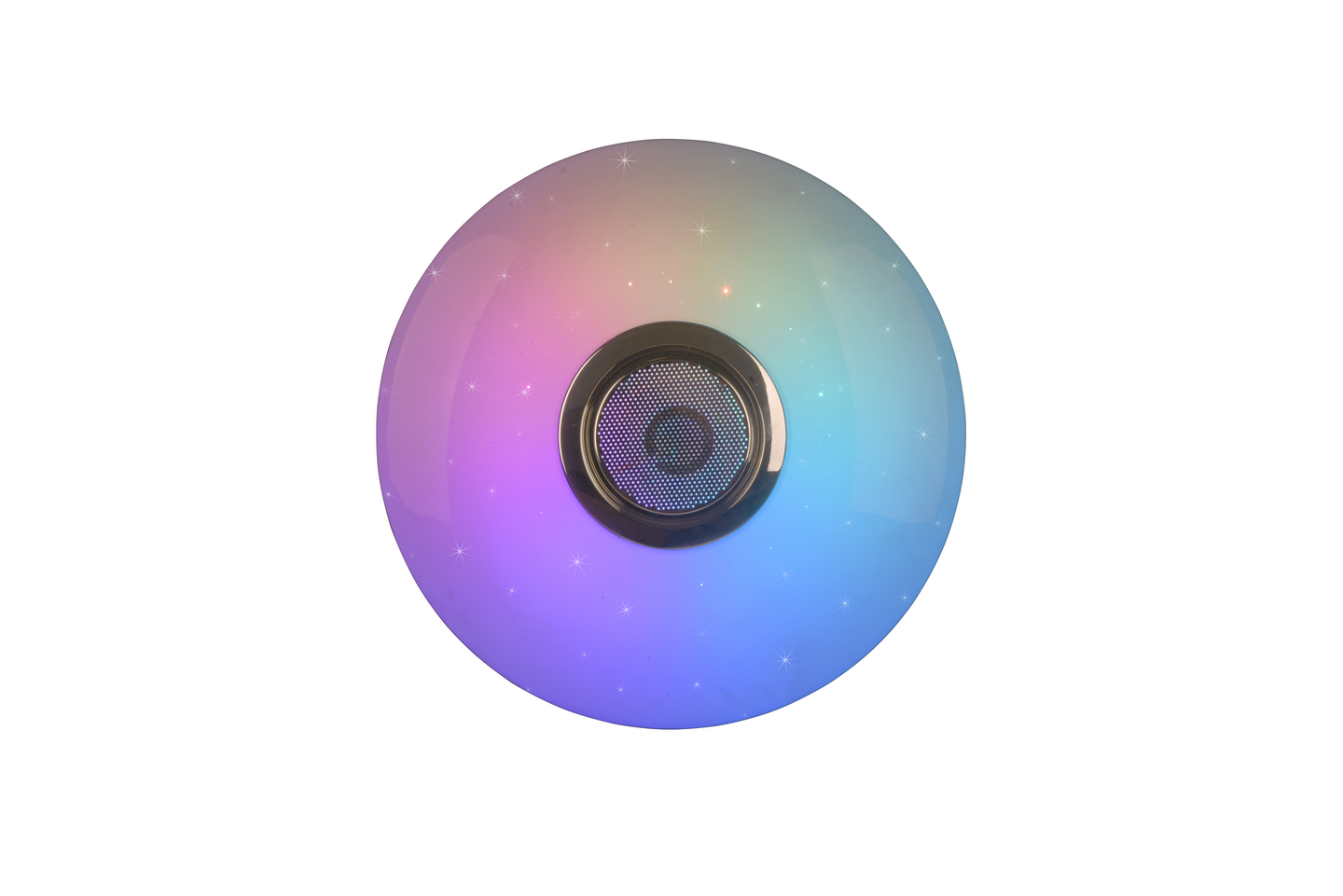 Plafondi TRIO Musica led 15,5W bluetooth-kaiuttimella valkoinen startlight RGBW