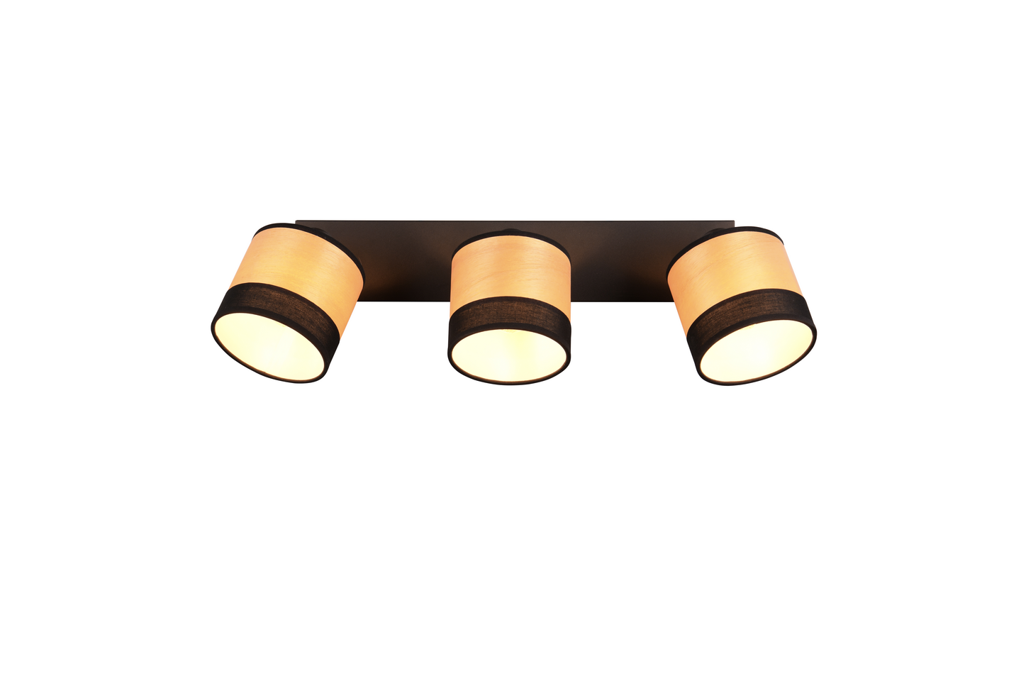 Kattospotti TRIO Bolzano 3-osainen E14 mattamusta