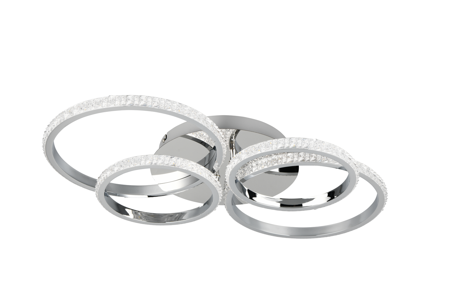 Kattovalaisin TRIO Cires led 27W kromi/kristalliefekti 4000K