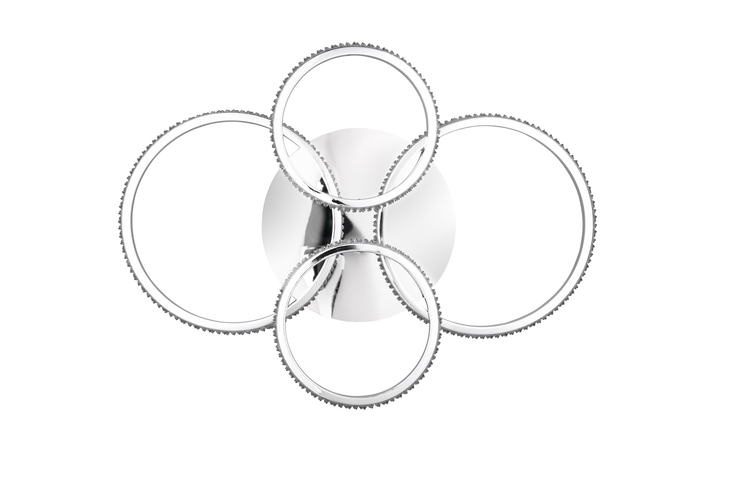 Kattovalaisin TRIO Cires led 27W kromi/kristalliefekti 4000K