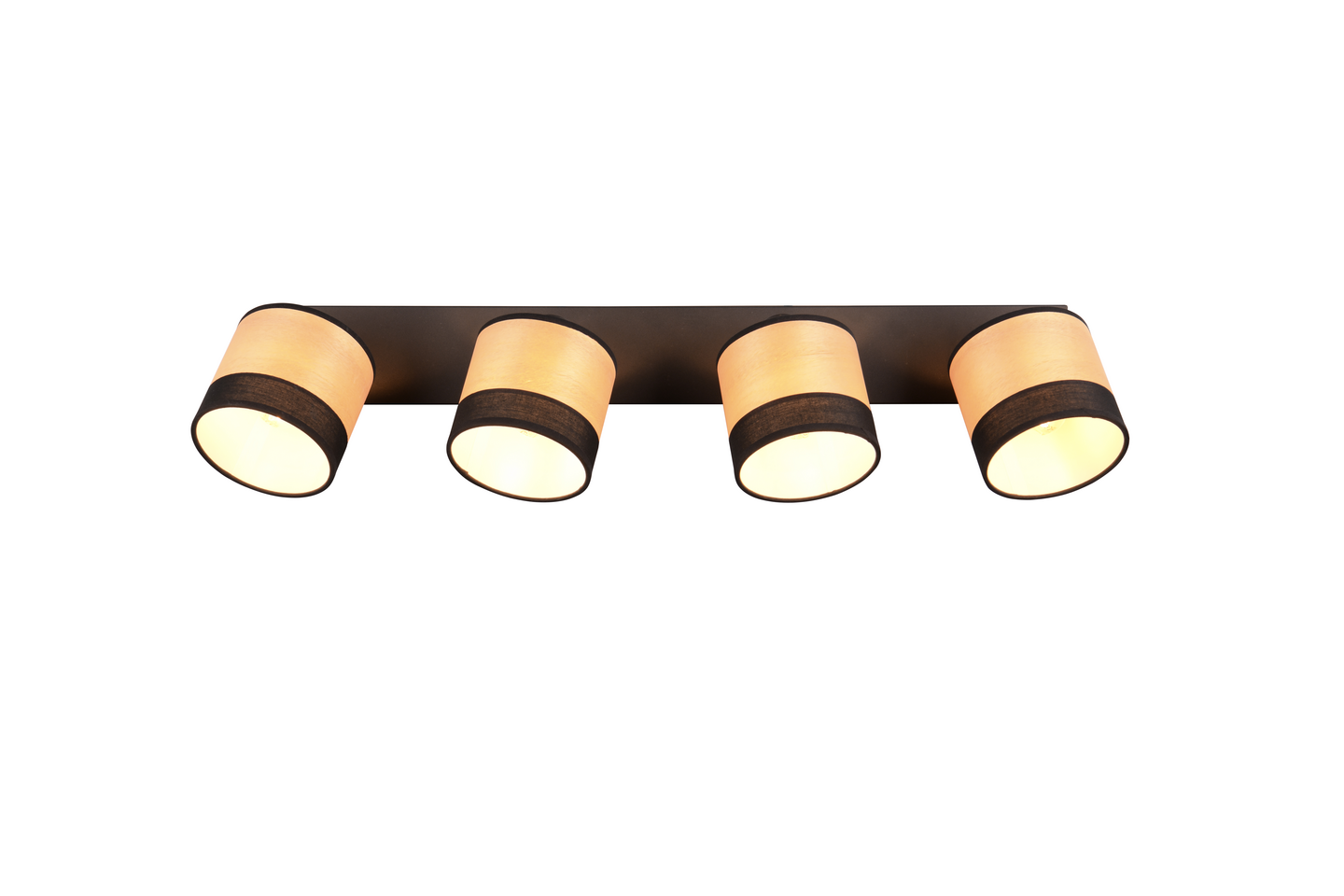 Kattospotti TRIO Bolzano 4-osainen E14 mattamusta