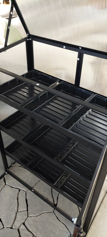 Parvekekasvihuone Goodiy musta