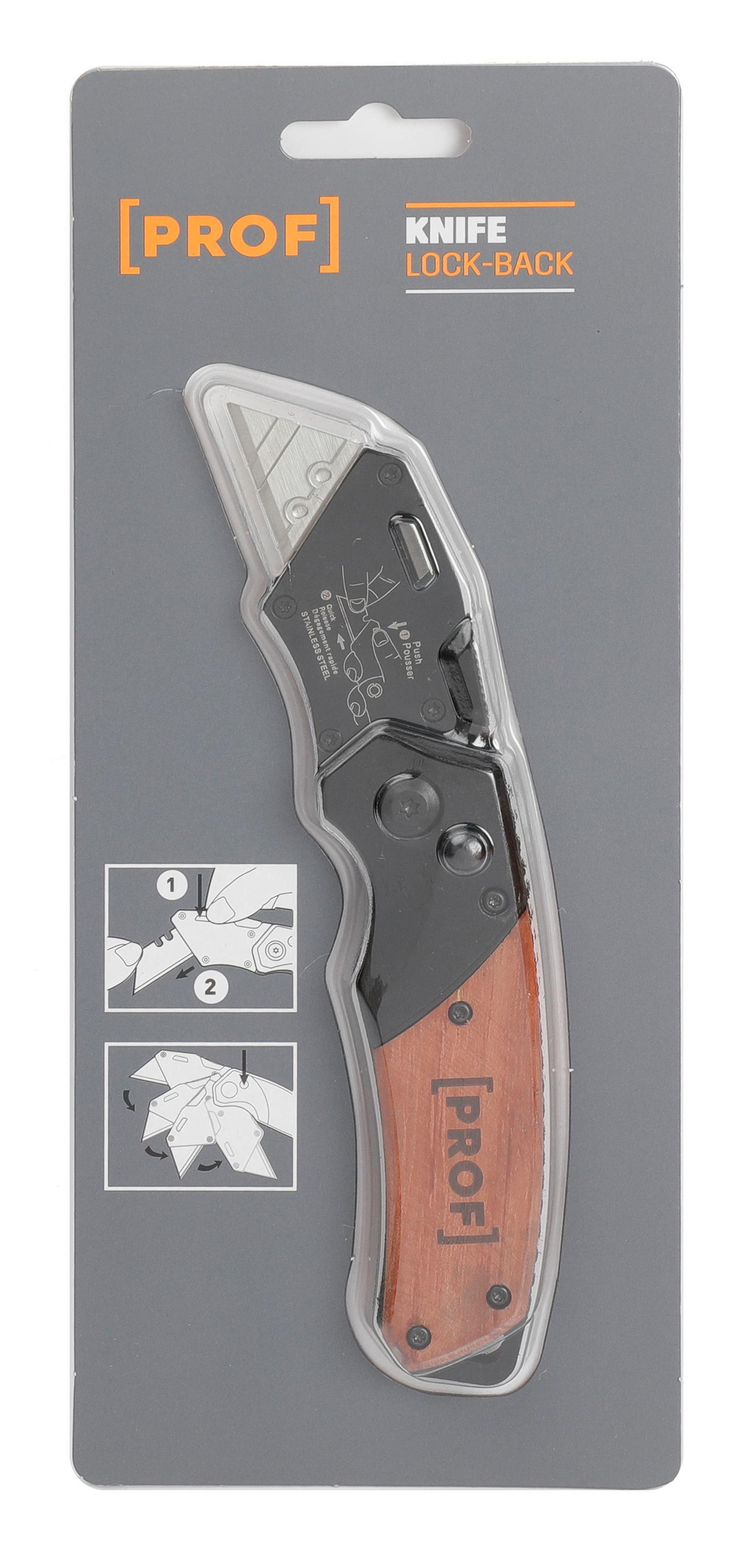 Mattoveitsi PROF Lock-Back 170x32x280mm