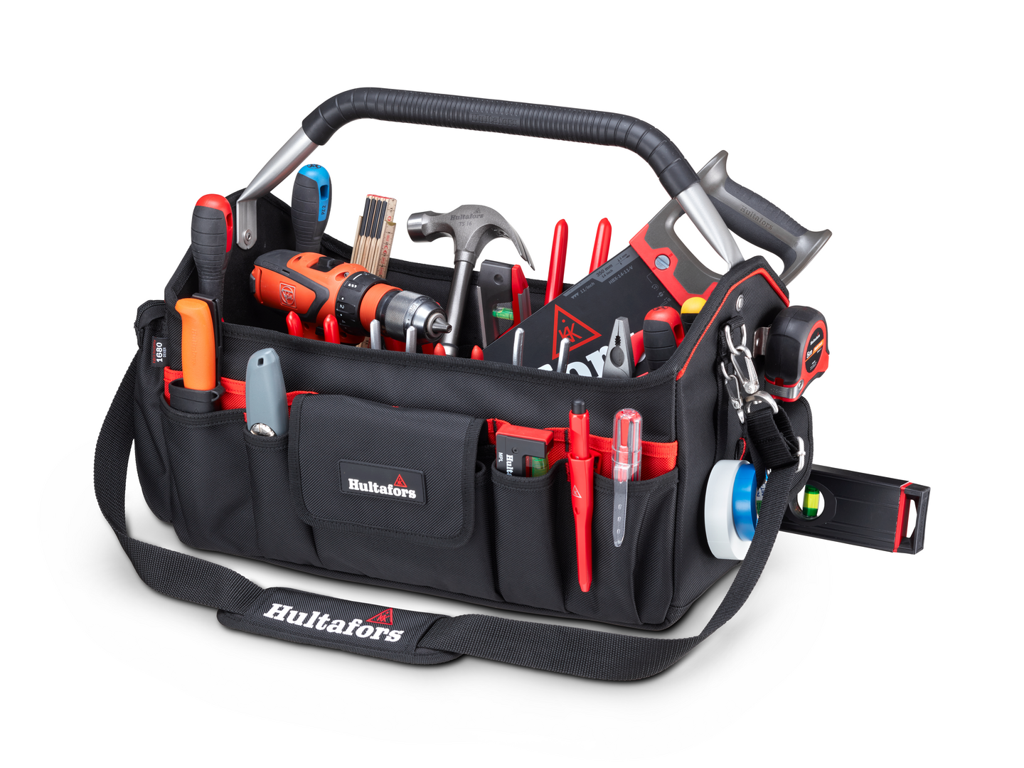 Työkalulaukku Hultafors 590140 päältä avoin