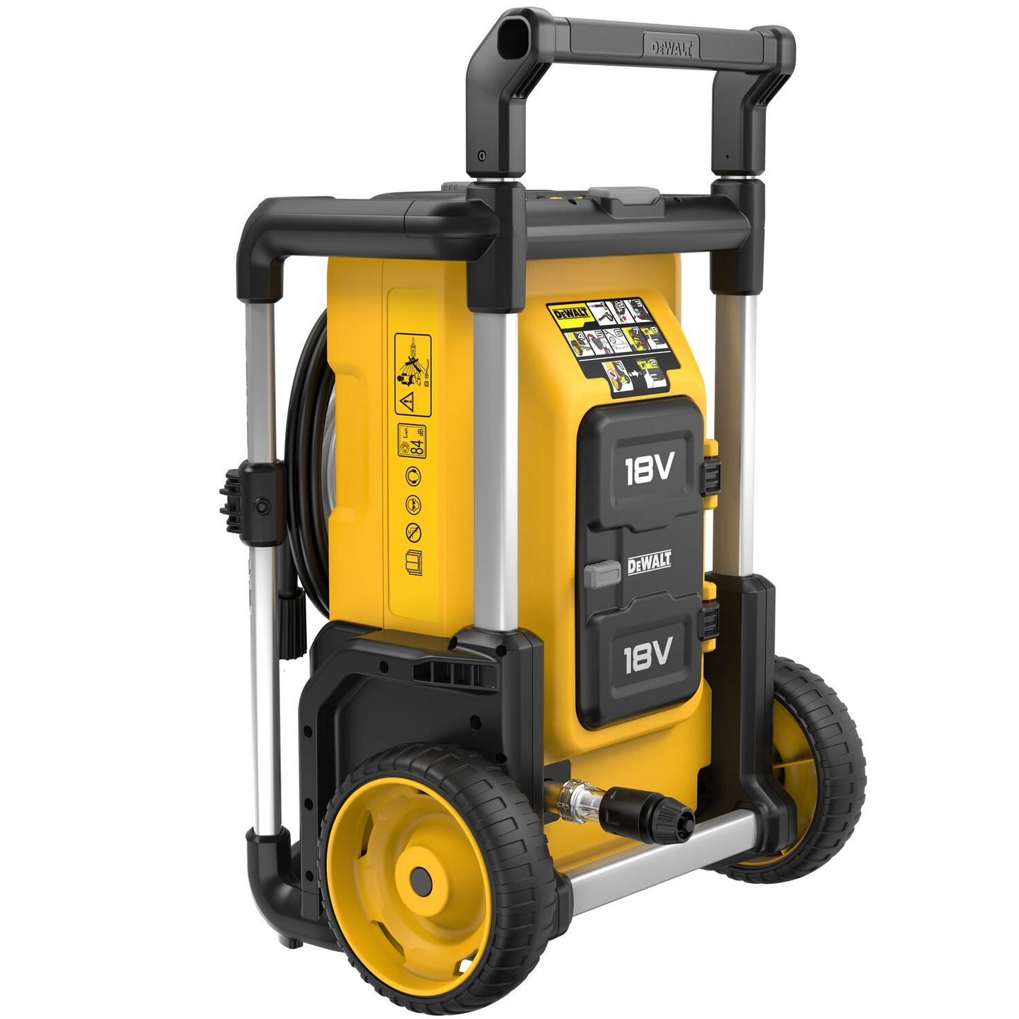 Akkupainepesuri Dewalt 5,0Ah DCMPW1600N 2x18V XR runko