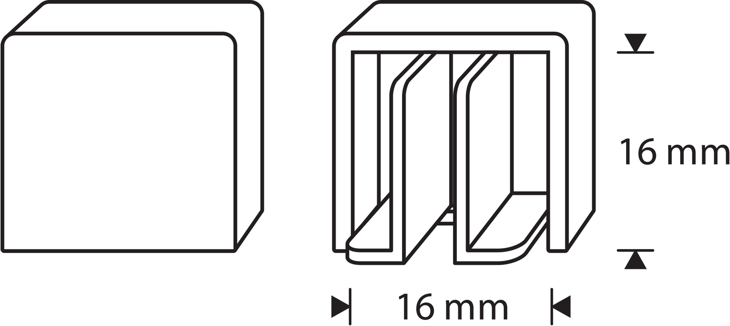 Päätykappale johtokourulle 1616-410 muovia valkoinen JK 1616-EC