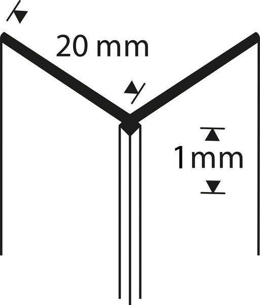 Tapettikulmalista valkoinen TK/20