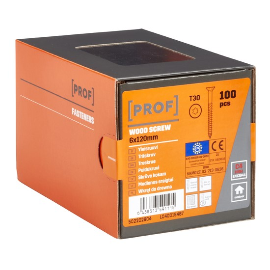 TRÄSKRUV TFT C4 ETA T30 6X120 100ST