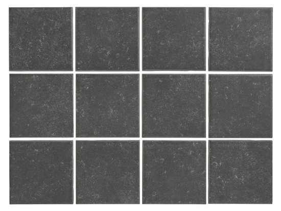 KLINKER CELLO B STONE 9,7X9,7 SVART, 1,44M2