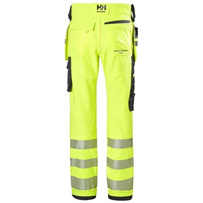 HANTVERKSBYXA HELLY HANSEN ICU ISO 20471, KL2 GUL/EBONY C46