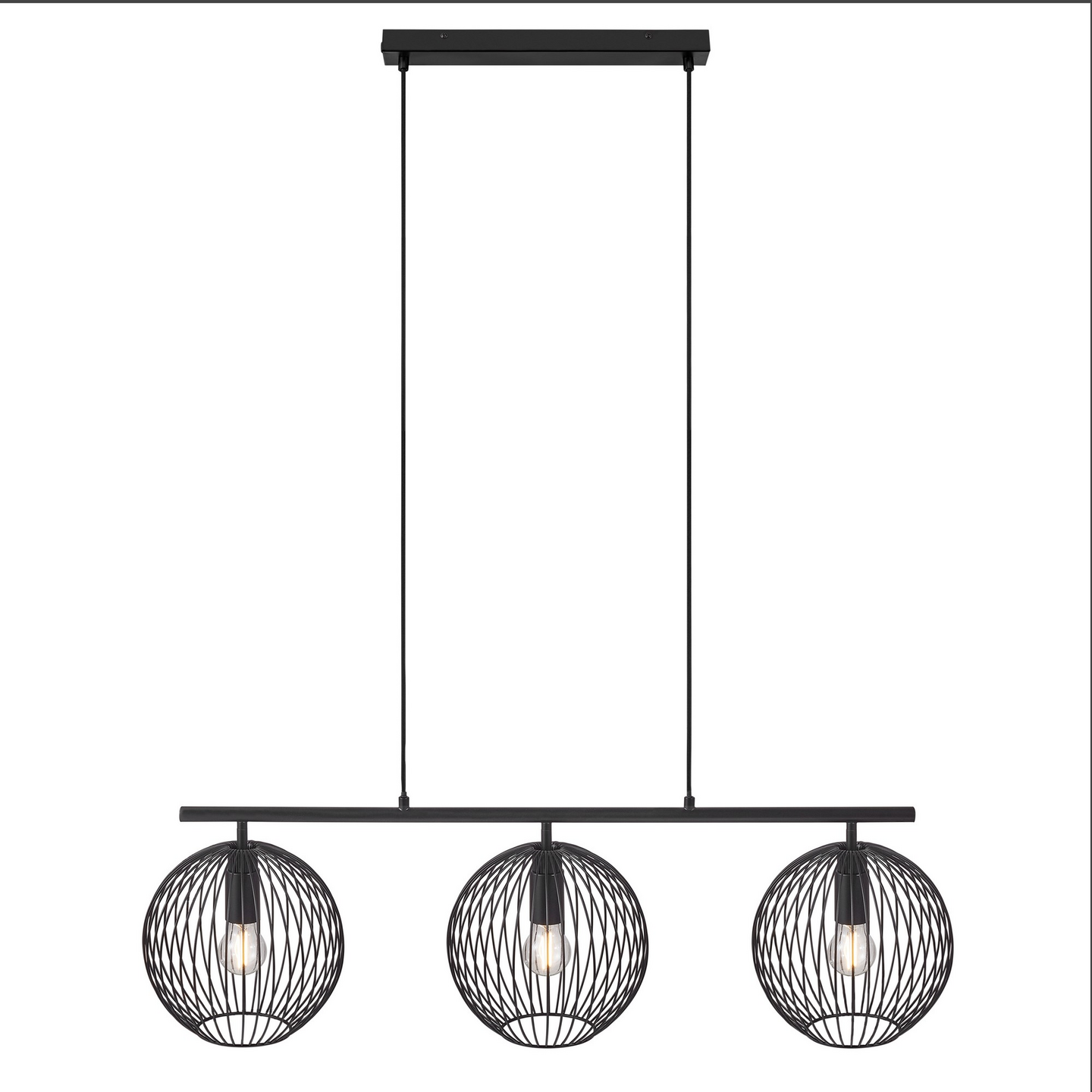 Riippuvalaisin Nordlux Beroni E27 3x60W musta