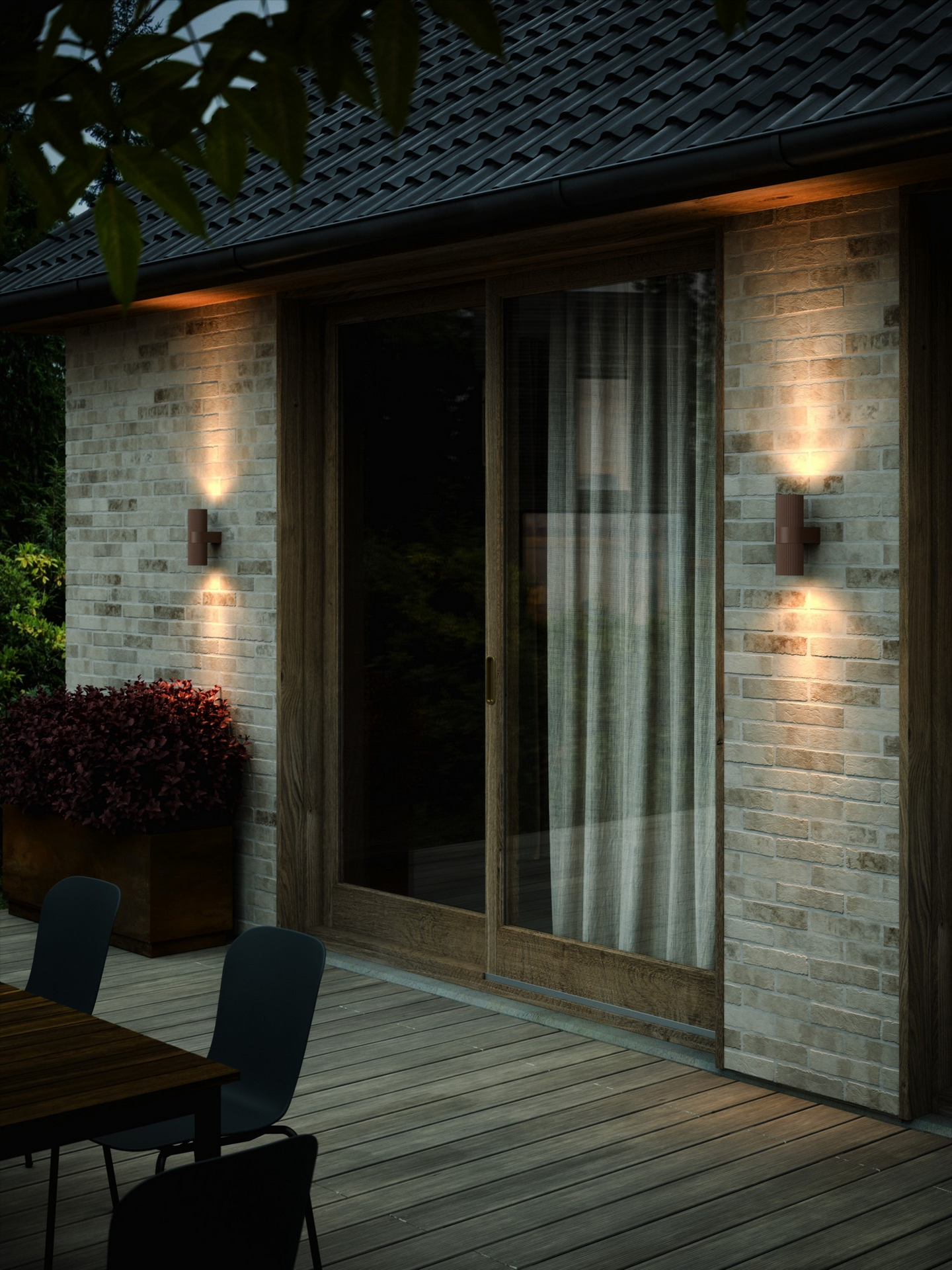 Ulkoseinävalaisin Nordlux Kyklop ripple alumiini lasi GU10 2x25W