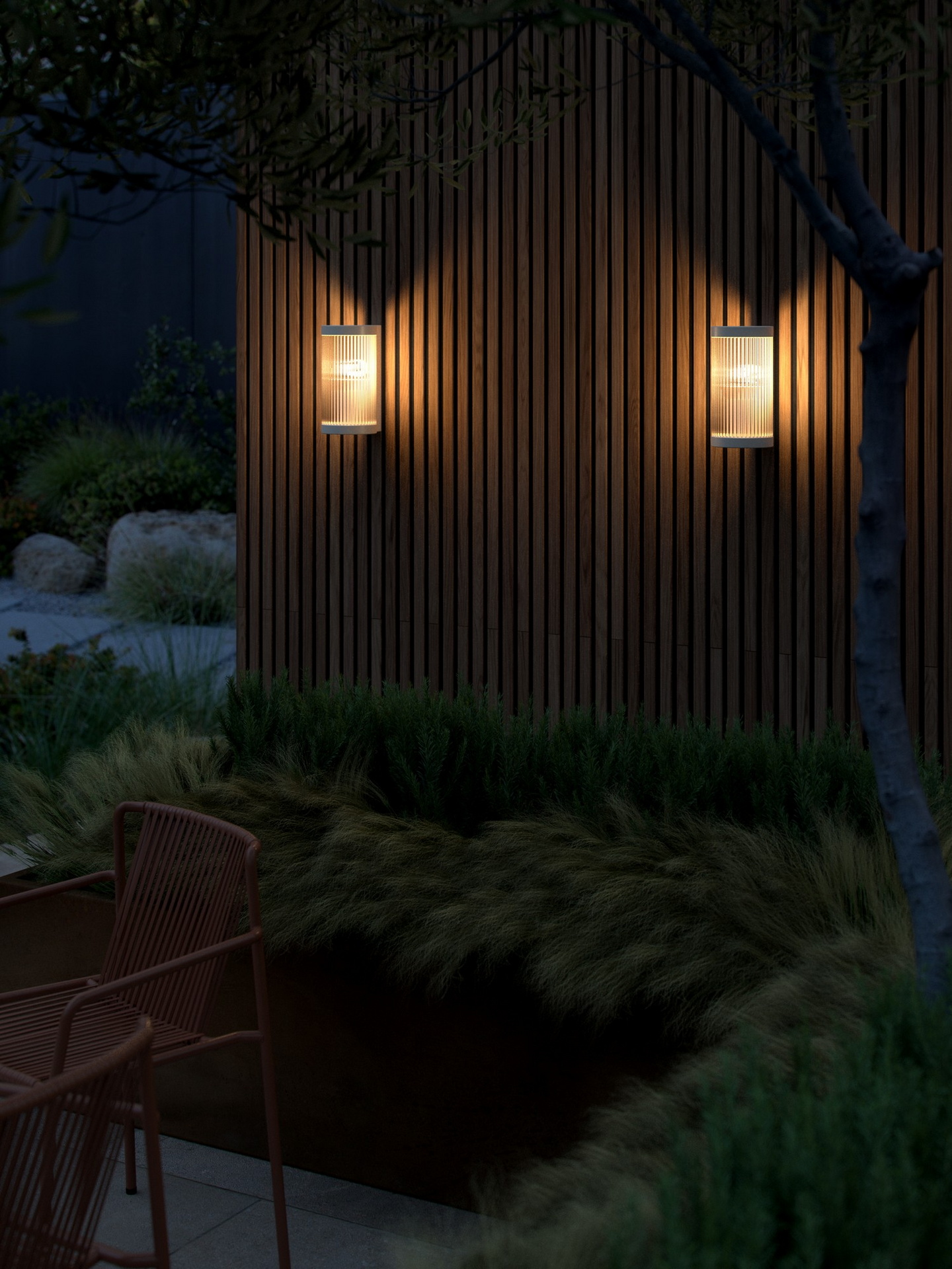 Ulkoseinävalaisin Nordlux Coupar muovi alumiini E27 25W