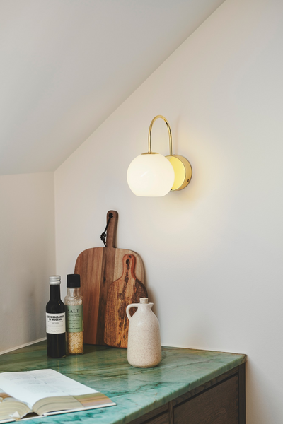 Seinävalaisin Nordlux Franca E14 40W messinki