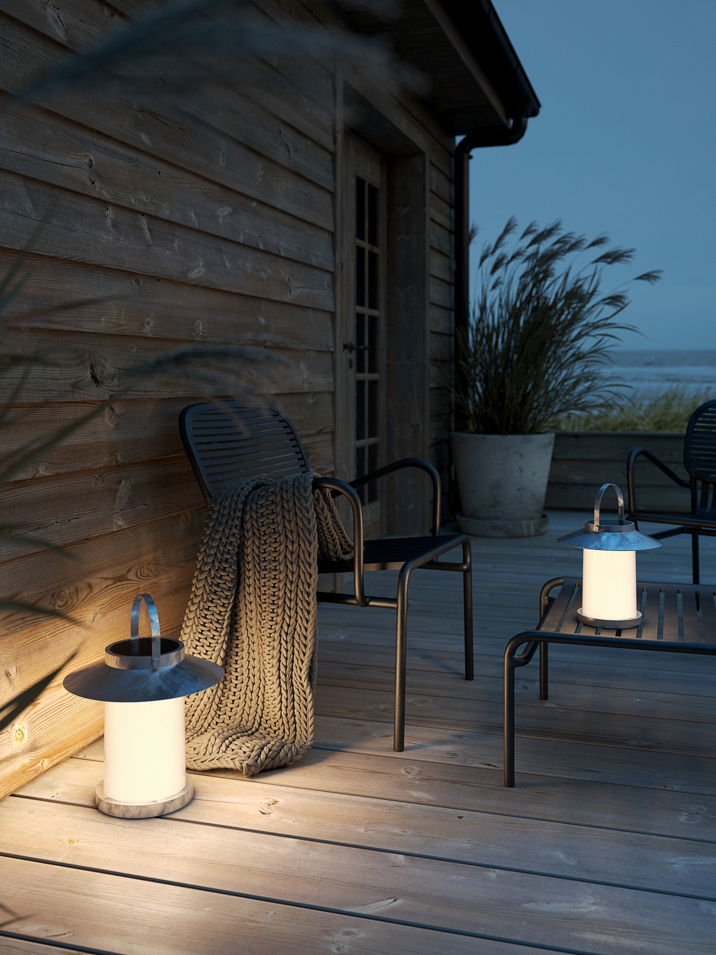 Aurinkokennovalaisin Nordlux Temple 35 sinkitty teräs muovi solar led