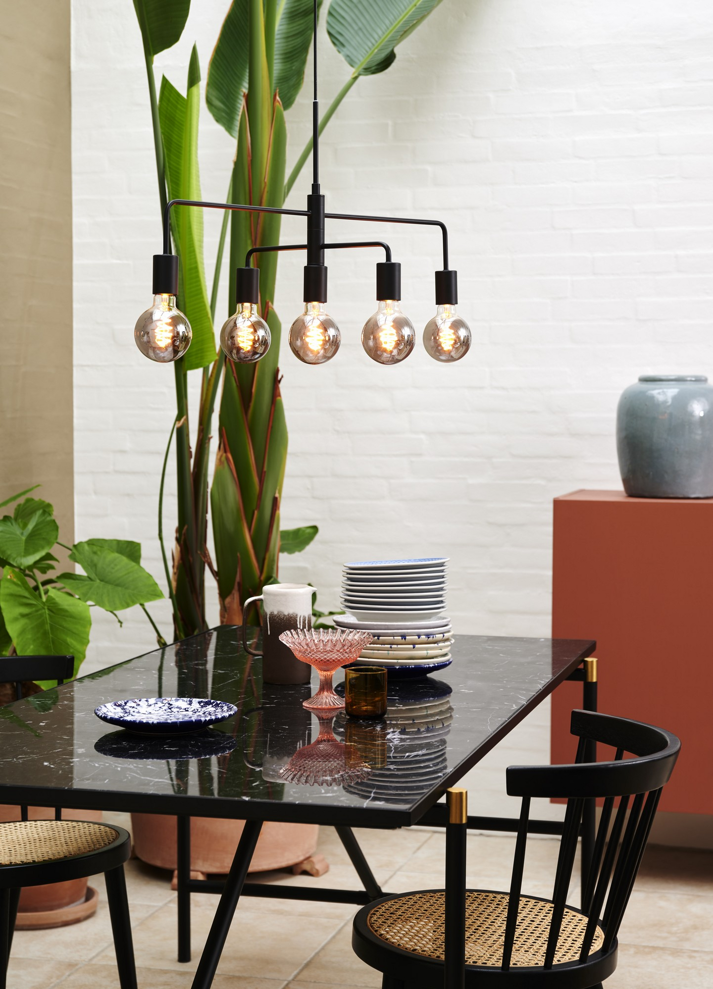 Riippuvalaisin Nordlux Gloom 5-spot musta  E27 40W