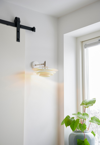 Seinävalaisin Nordlux Bretagne G9 25W valkoinen