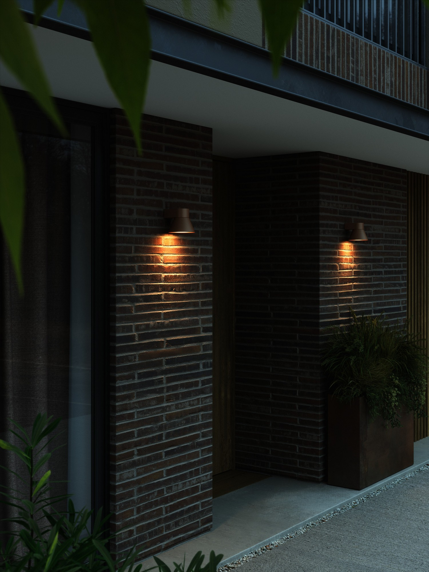 Ulkoseinävalaisin Nordlux Kyklop cone alumiini lasi GU10 25W