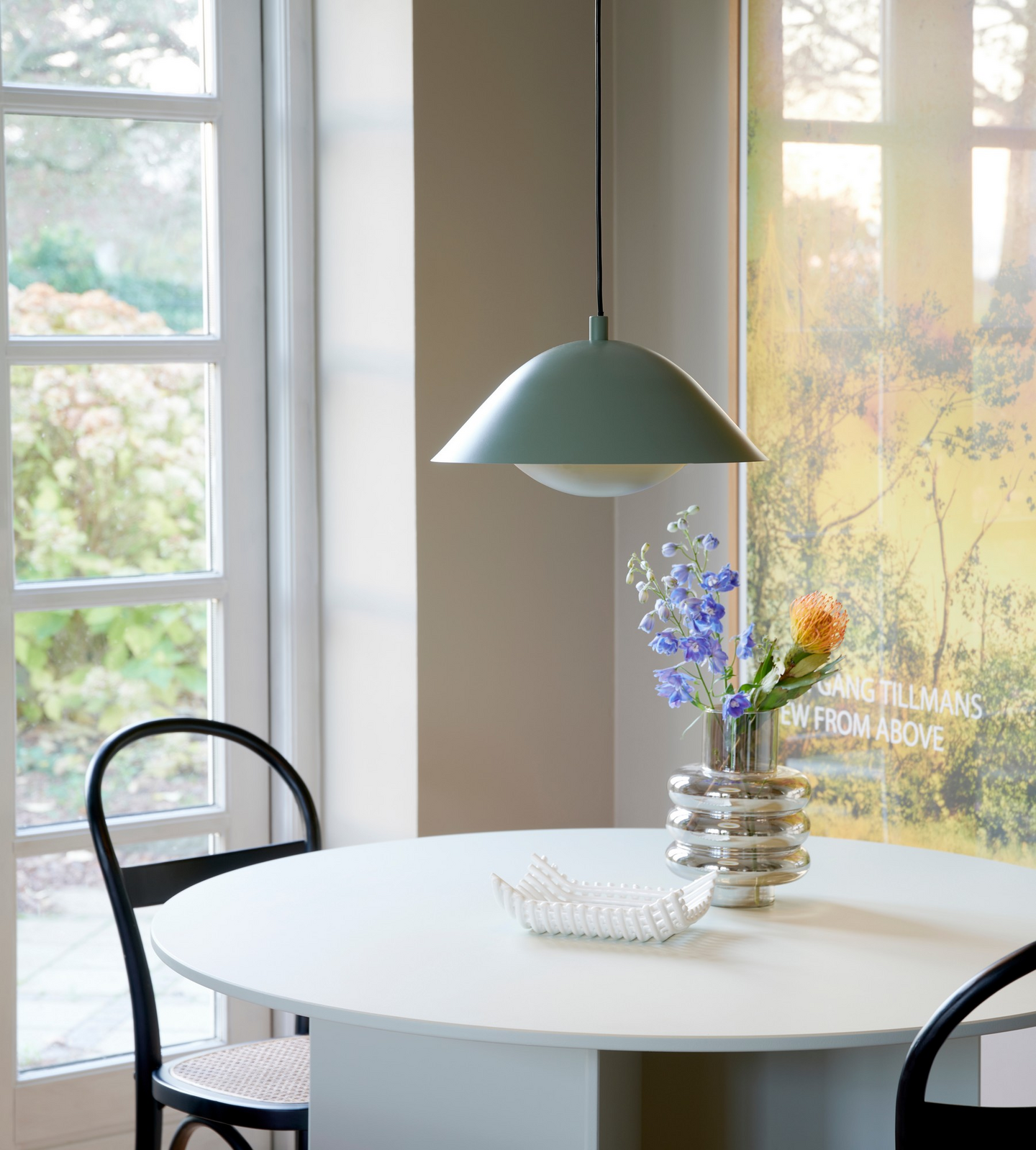 Riippuvalaisin Nordlux Freya 35 vihreä E27 40W