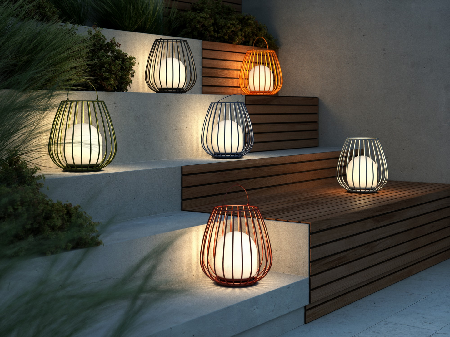 Pöytävalaisin Nordlux Jim to-go metalli muovi led