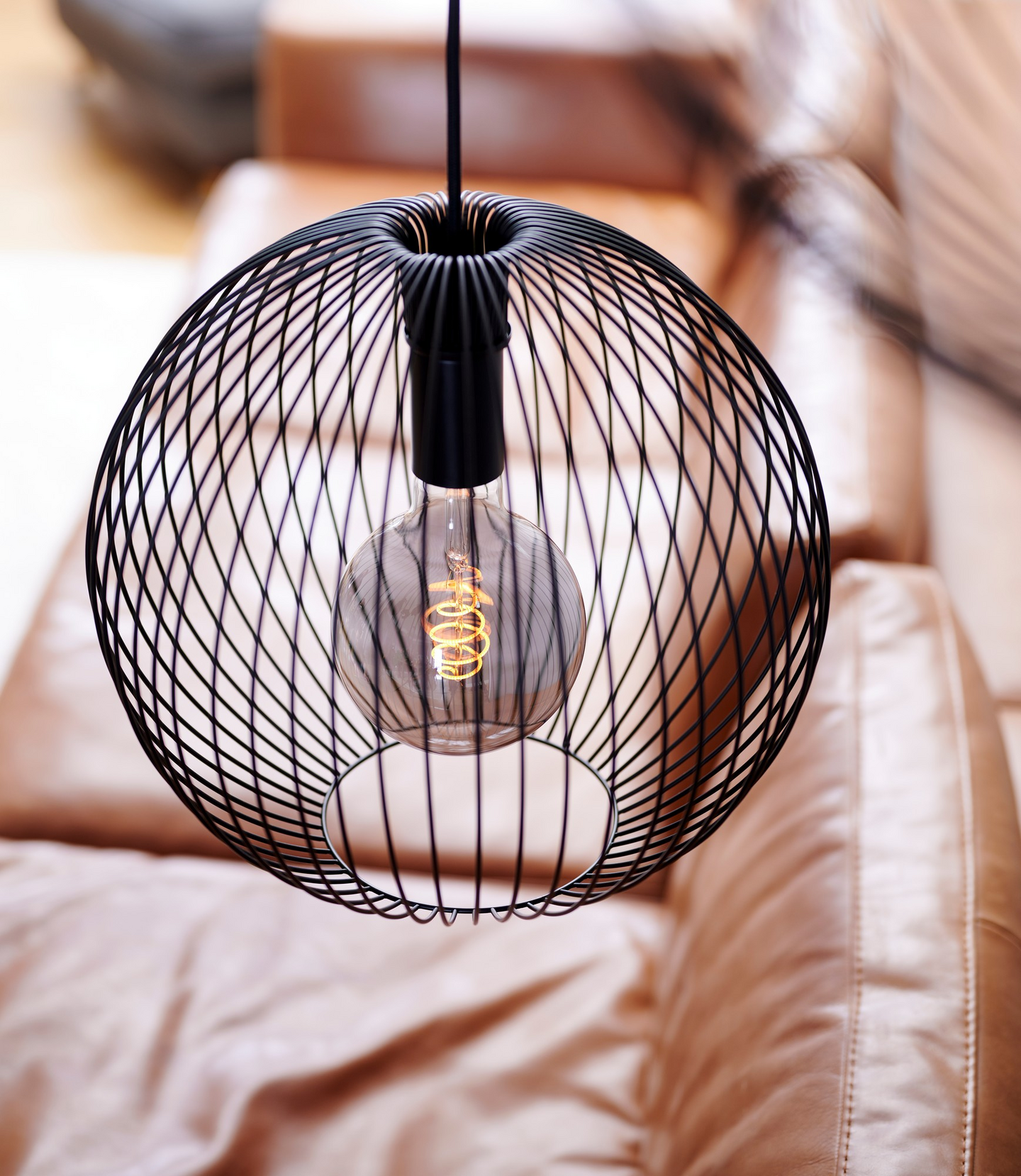 Riippuvalaisin Nordlux Beroni 35cm E27 60W musta