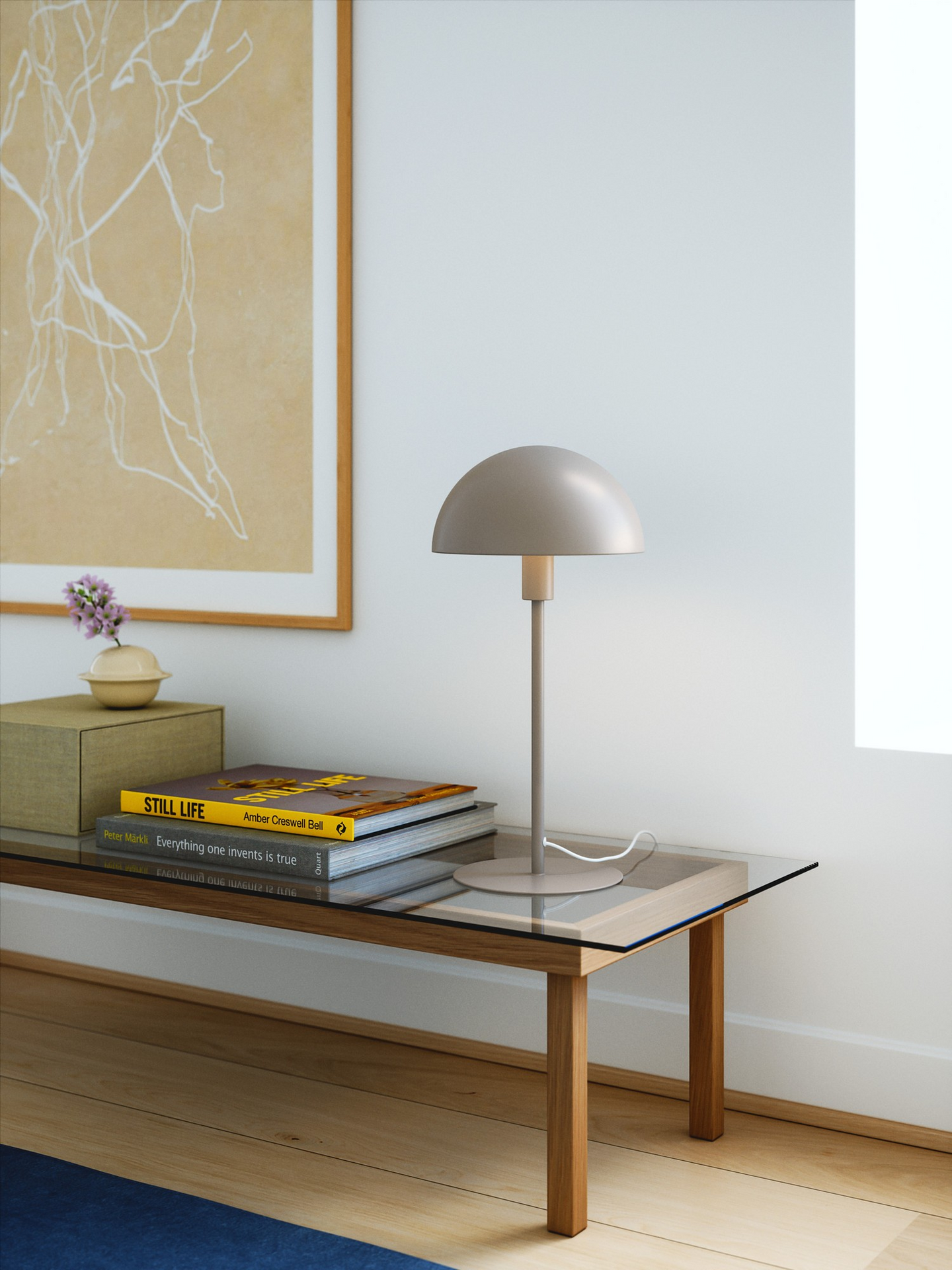 Pöytävalaisin Nordlux Ellen 20 E14 40W harmaa