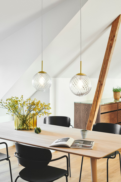 Riippuvalaisin Nordlux Chisell 25 E27 40W messinki