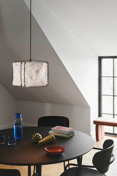 Riippuvalaisin Nordlux Cardine 35 E27 60W musta/valkoinen