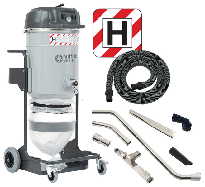 Märkä-kuivaimuri Nilfisk VHS120 CB HC H-luokka