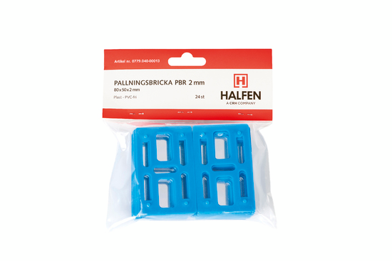 PALLBRICKA PBR 2 BLÅ 24ST 50X80X2MM