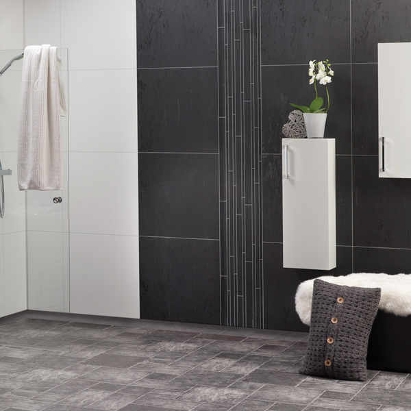 VÅTRUMSSKIVA 1066-ME88 C BLACK FIBO 11X320X2400 0,77M²