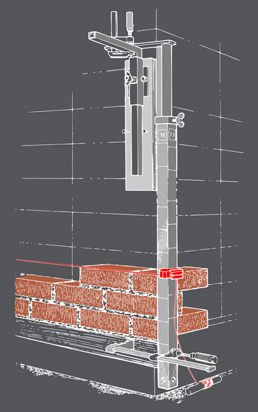 MURARKLOSS RÖD 2-PACK