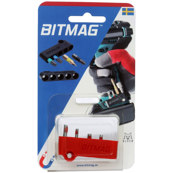 BITSHÅLLARE  BITMAG RÖD