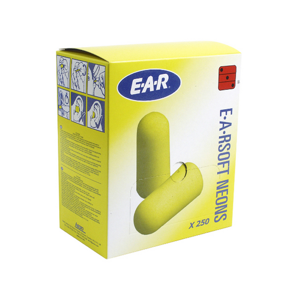 HÖRSELPROPP EAR-SOFT-GUL 3M PLASTFÖRPACKNING