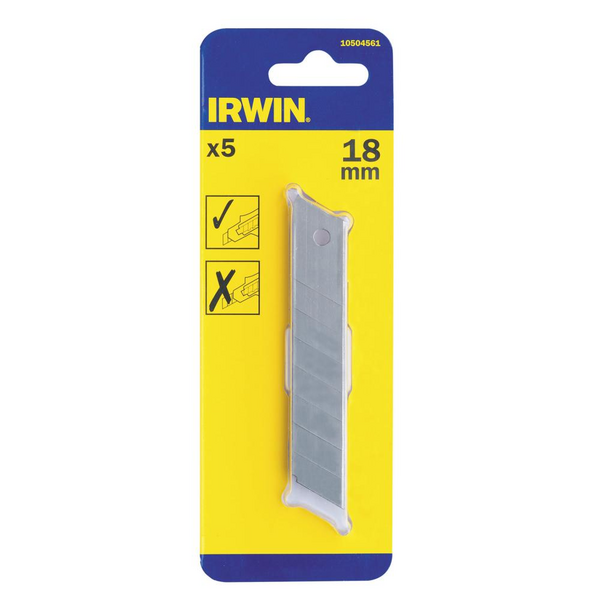 KNIVBLAD irwin F BRYTKNIV 18MM 5P