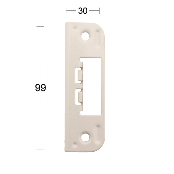 SLUTBLECK 6510 VIT 99X30MM TILL 6414/62014/62020