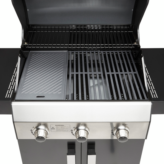 GASOLGRILL RODIUM 3 BLACK CELLO