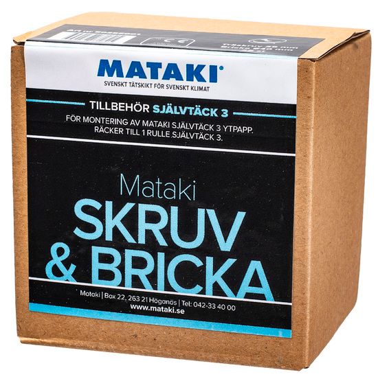 SKRUV&BRICKA TILL SJÄLVTÄCK 3 35MM (30 ST/FRP) MATAKI