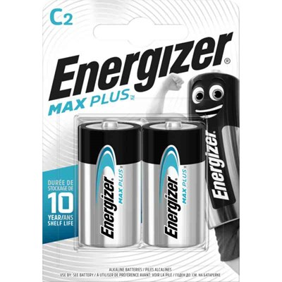 BATTERI ENERGIZER MAX PLUS C/LR14 2P