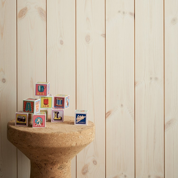 PANEL TREND SLÄT 13X120X4200 VITVAX FURU ÄNDSPONT 8ST/BNT