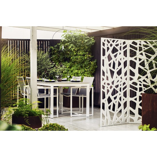 DESIGNSKÄRM JABO NOUVEAU VIT, 790X1590X18MM