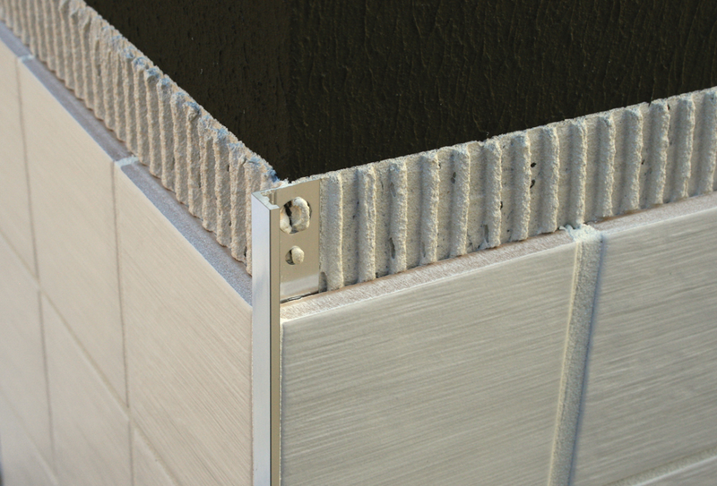 KAKELLIST L-PROFIL B/S 8MM LÄNGD 2,5M